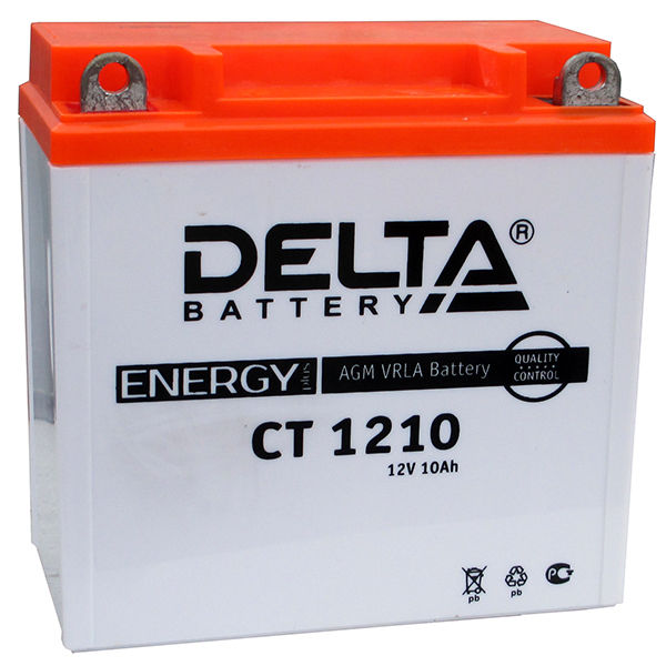 Аккумулятор 12v 10. Delta CT 12/10 аккумуляторная батарея. Аккумулятор Delta CT 1210 (12v / 10ah). Delta Battery CT 1210 yb9a-a для мотоциклов. Аккумулятор 12v 12a Delta оранжевый.